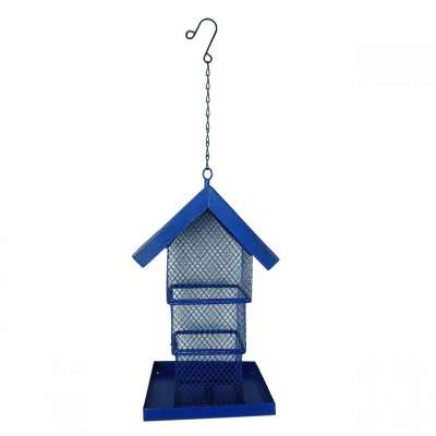 Liffy Garden Metal Mesh Bird Food Feeder House Roof Foldable Hanging Decoration Other Garden Decoration