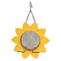 Outdoor Hanging Sunflower Metal Mesh Wild Bird Feeder Garden To Bird  Garden Yard Decoration